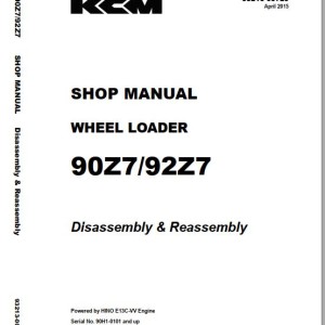 Kawasaki 90Z7 92Z7 Shop Manual