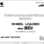 Kawasaki 90ZIII Operation & Maintenance Manual