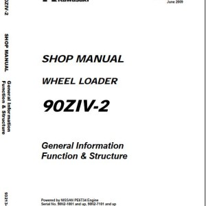Kawasaki 90ZIV 90ZIV-2 Shop Manual