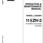 Kawasaki 90ZIV 95ZIV 115ZIV 115ZIV-2 115ZIV-3 Operation & Maintenance Manual