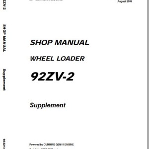 Kawasaki 92ZV-2 Shop Manual