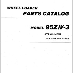 Kawasaki 95ZIV-3 Parts Catalog