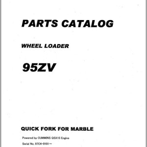 Kawasaki 95ZV 97ZV Parts Catalog