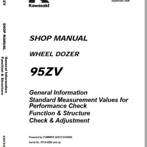 Kawasaki 95ZV Shop Manual