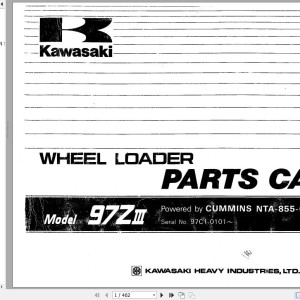 Kawasaki 97ZIII Parts Catalog