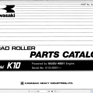 Kawasaki K10 Parts Catalog