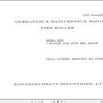 Kawasaki K20II Operation & Maintenance Manual AAA05216-0