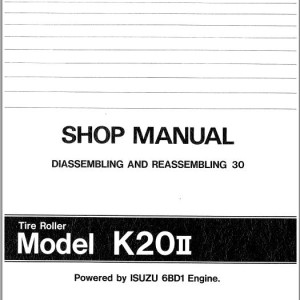 Kawasaki K20II Shop Manual