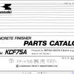 Kawasaki KCB75A Parts Catalog