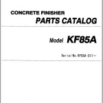 Kawasaki KF85A Parts Catalog
