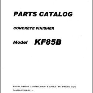 Kawasaki KF85B Parts Catalog