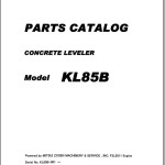 Kawasaki KL85B Parts Catalog