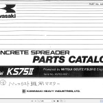 Kawasaki KS75II Parts Catalog