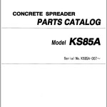 Kawasaki KS85A Parts Catalog