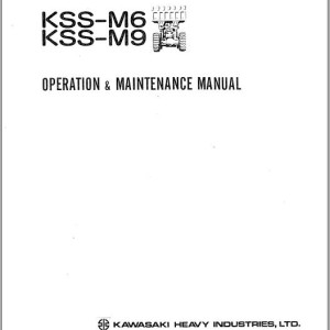 Kawasaki KSS-M6 KSS-M9 Operation & Maintenance Manual