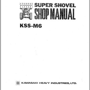 Kawasaki KSS-M6 Shop Manual S1102-3