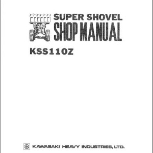 Kawasaki KSS110Z Shop Manual S1101-1