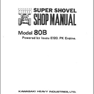 Kawasaki KSS70 KSS80Z 80B Shop Manual