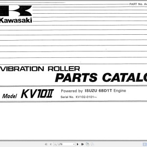 Kawasaki KV10II Parts Catalog AAAP32002-1