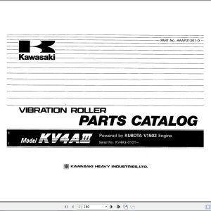 Kawasaki KV4AIII Parts Catalog