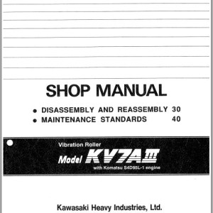 Kawasaki KV7AIII Shop Manual