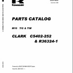 Kawasaki M10 Parts Catalog 93330-00020