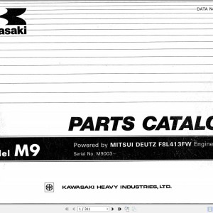 Kawasaki M9 Parts Catalog P1812-4