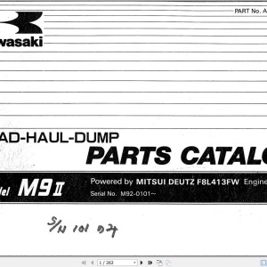 Kawasaki M9II Parts Catalog