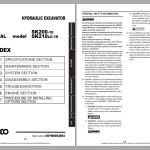 Kobelco 26.72 GB PDF Full Model Service Manual Shop Manual 2020