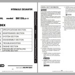 Kobelco 38 GB PDF Updated 2021 Service Shop Manual