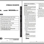 Kobelco 38 GB PDF Updated 2021 Service Shop Manual