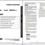 Kobelco 38 GB PDF Updated 2021 Service Shop Manual