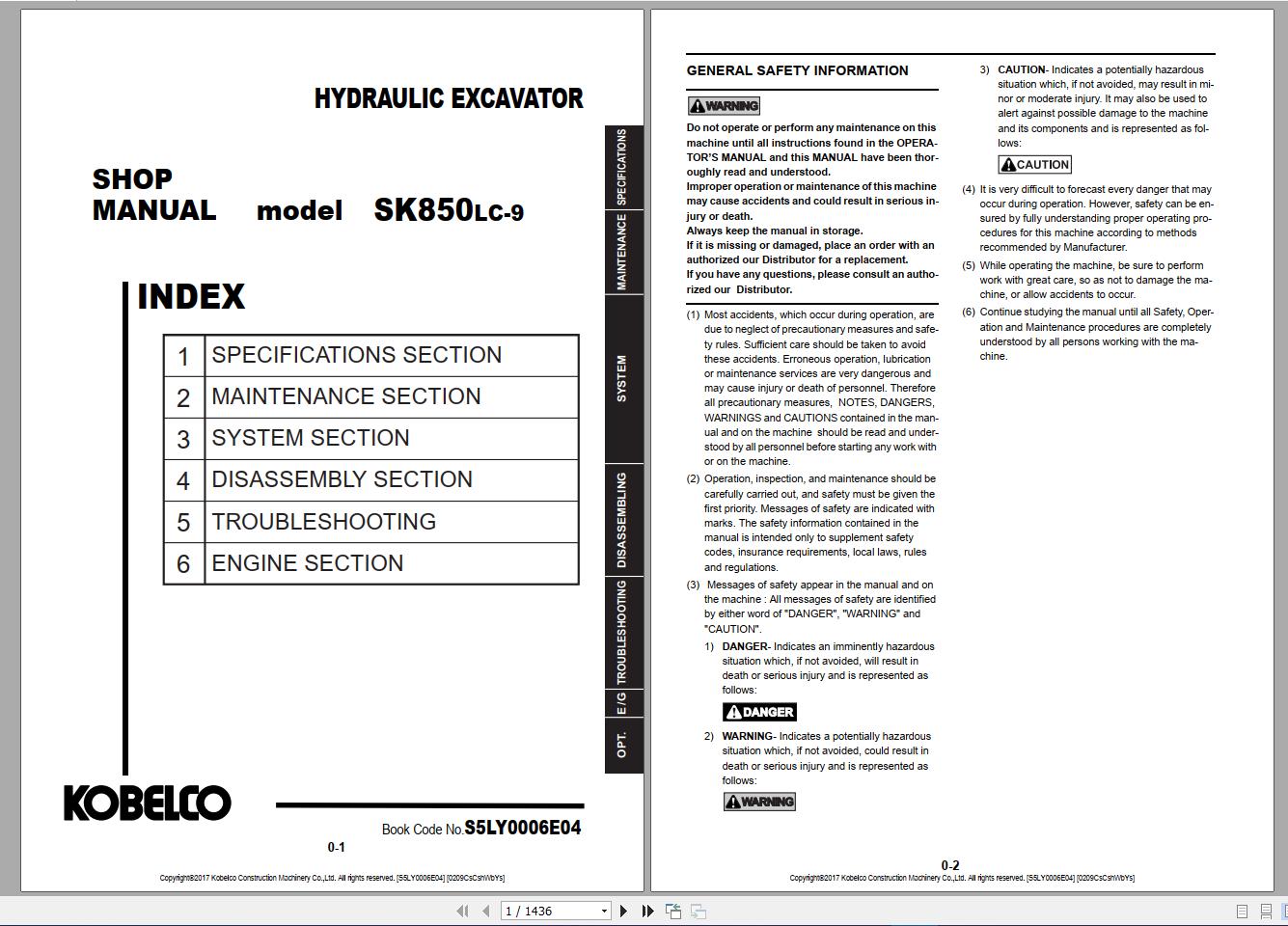 Kobelco 38 GB PDF Updated 2021 Service Shop Manual (9)