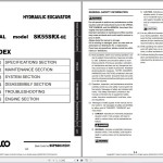 Kobelco 6.17 GB PDF Updated 2021 Service Shop Manual