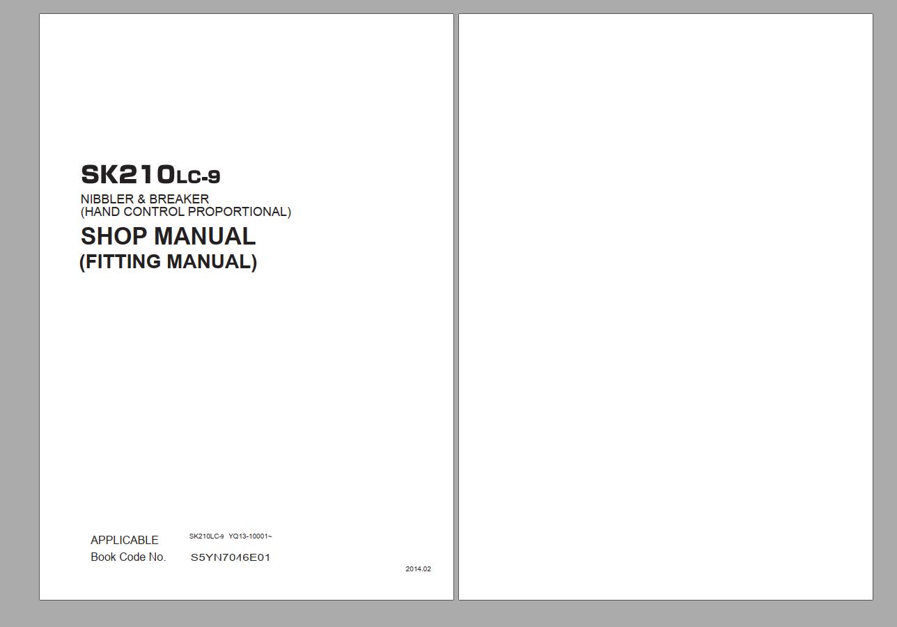 Kobelco 6.17 GB PDF Updated 2021 Service Shop Manual (6)