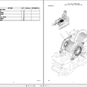 Kobelco 7120S Parts Manual S3GN04211ZO01