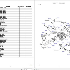 Kobelco CK850-2 Parts Manual S3GG14012ZO