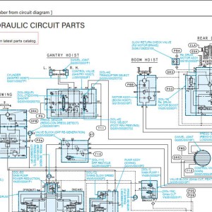 Kobelco 7050G-2 Electric and Hydraulic Circuit Diagram