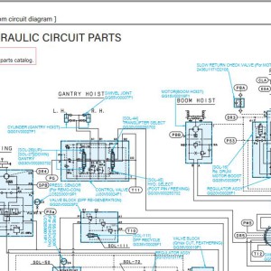 Kobelco BME800G-2 Electric and Hydraulic Circuit Diagram