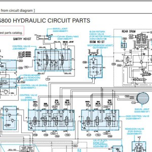 Kobelco BME800G Electric and Hydraulic Circuit Diagram