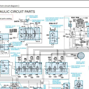 Kobelco BMS1000 Electric and Hydraulic Circuit Diagram