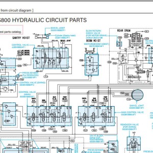 Kobelco BMS800 Electric and Hydraulic Circuit Diagram