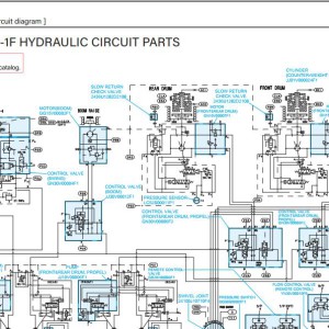 Kobelco CK1600-1F Electric and Hydraulic Circuit Diagram