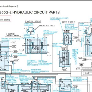 Kobelco CK1600G-2 Electric and Hydraulic Circuit Diagram