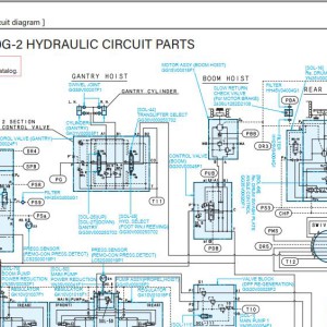 Kobelco CKE1350G-2 Electric and Hydraulic Circuit Diagram