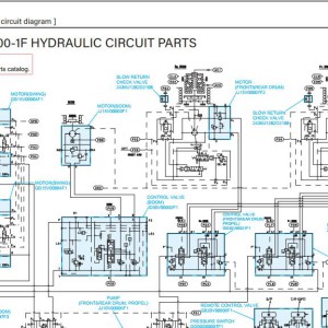 Kobelco CKE1800-1F Electric and Hydraulic Circuit Diagram