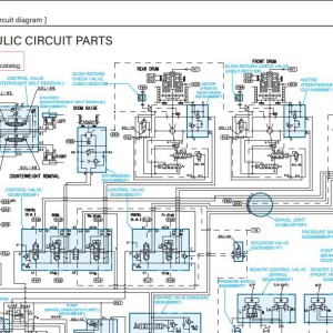 Kobelco CKE600-1F Electric and Hydraulic Circuit Diagram