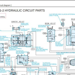 Kobelco CKE800G-2 Electric and Hydraulic Circuit Diagram