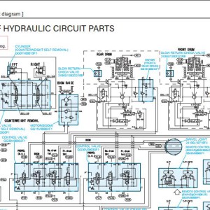 Kobelco CKE900-1F Electric and Hydraulic Circuit Diagram