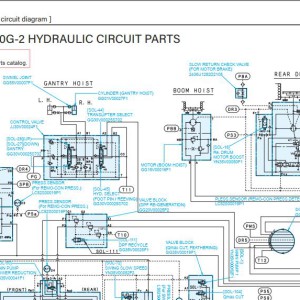 Kobelco CKE900G-2 Electric and Hydraulic Circuit Diagram
